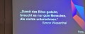 Zitat ist von Simon Wiesenthal 